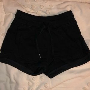 Black lulu lemon shorts